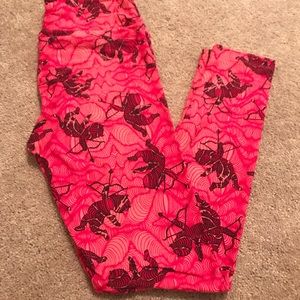 LuLaRoe leggings valentines OS